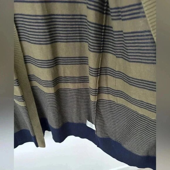 Talbots Pima cotton stripe cardigan - Picture 7 of 13